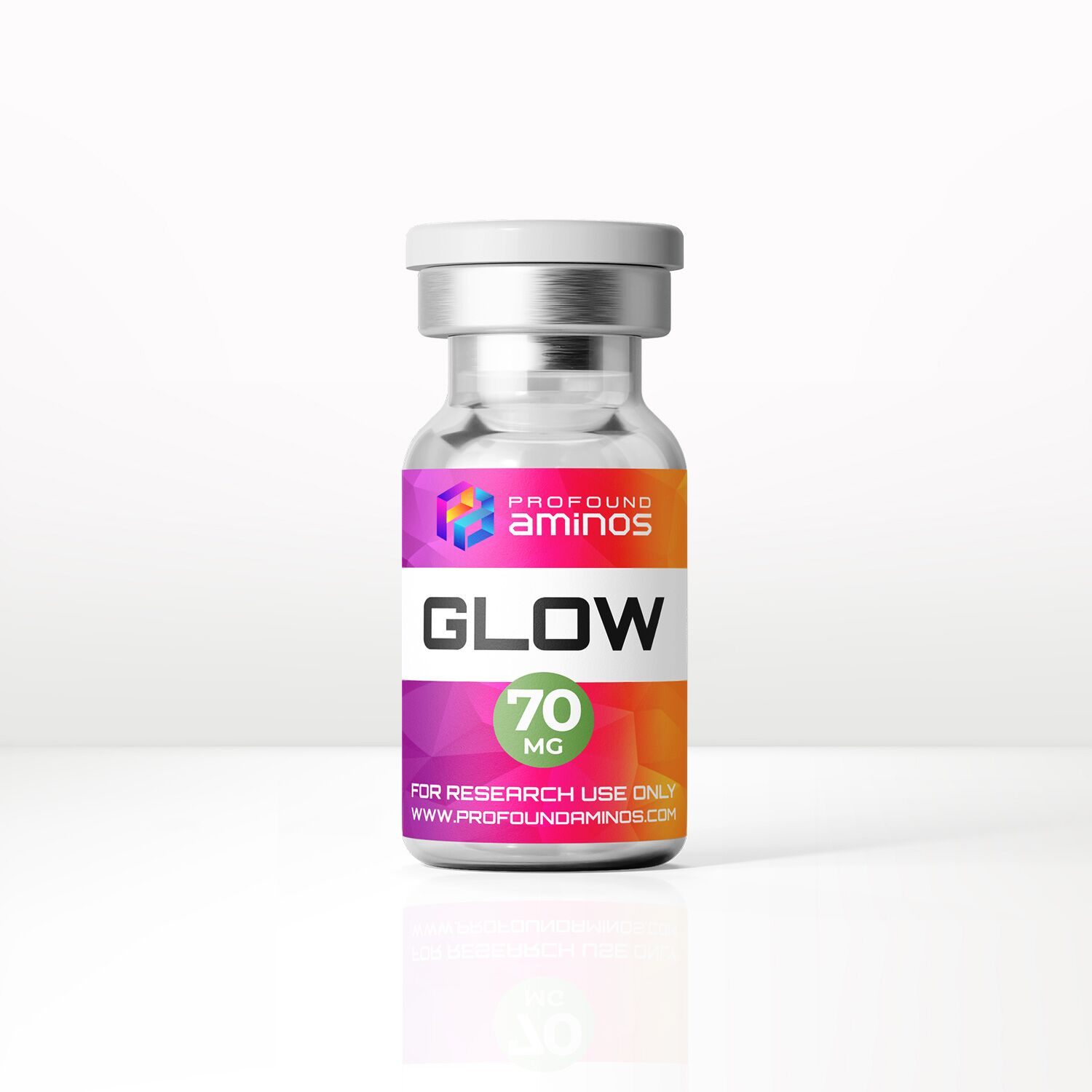GLOW Peptide: BPC-157 + TB-500 + GHK-Cu Research Blend